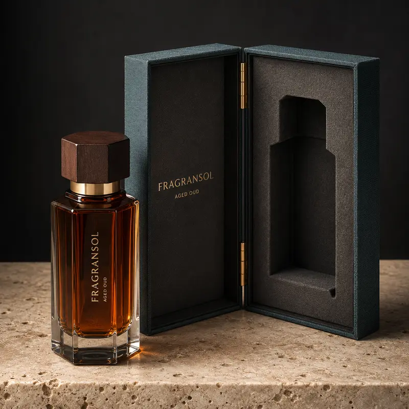 Opal Reverie, an original Fragransol rose oud amber fragrance